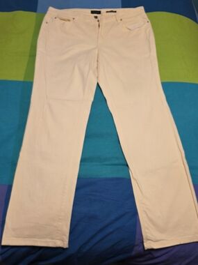 Women's Charter Club Yellow  Straight-Leg Pants